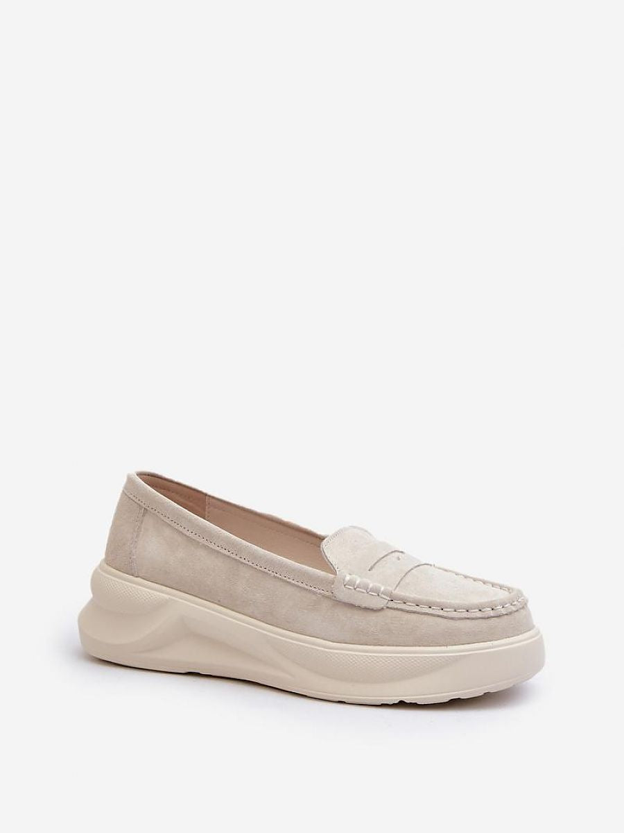 Mocassini Donna Beige alla Moda