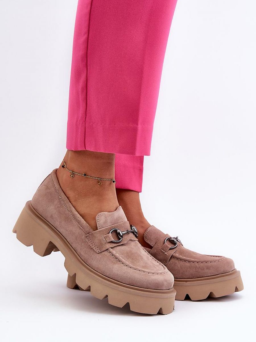 Mocassini Donna Beige Chic e Trendy