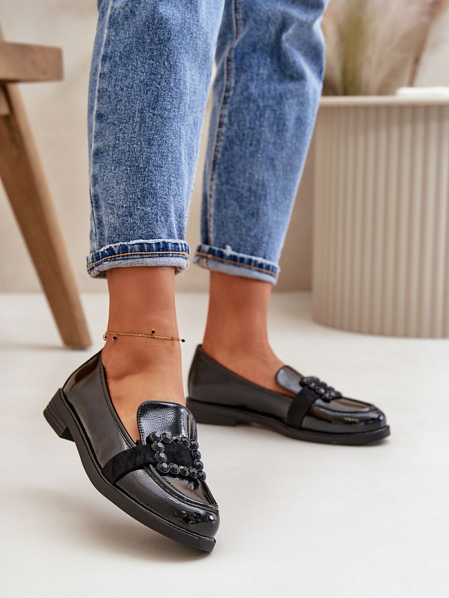 Mocassini Donna Neri Chic e Trendy