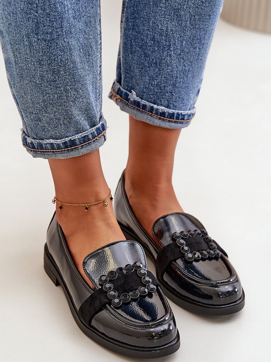 Mocassini Donna Neri Chic e Trendy
