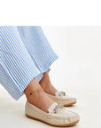 Mocassini Donna Beige di Tendenza