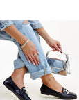 Mocassini Donna Neri Chic e Trendy