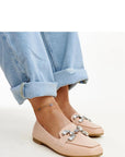 Mocassini Donna Beige Comodi