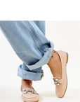Mocassini Donna Beige Comodi