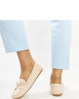Mocassini Donna Beige alla Moda