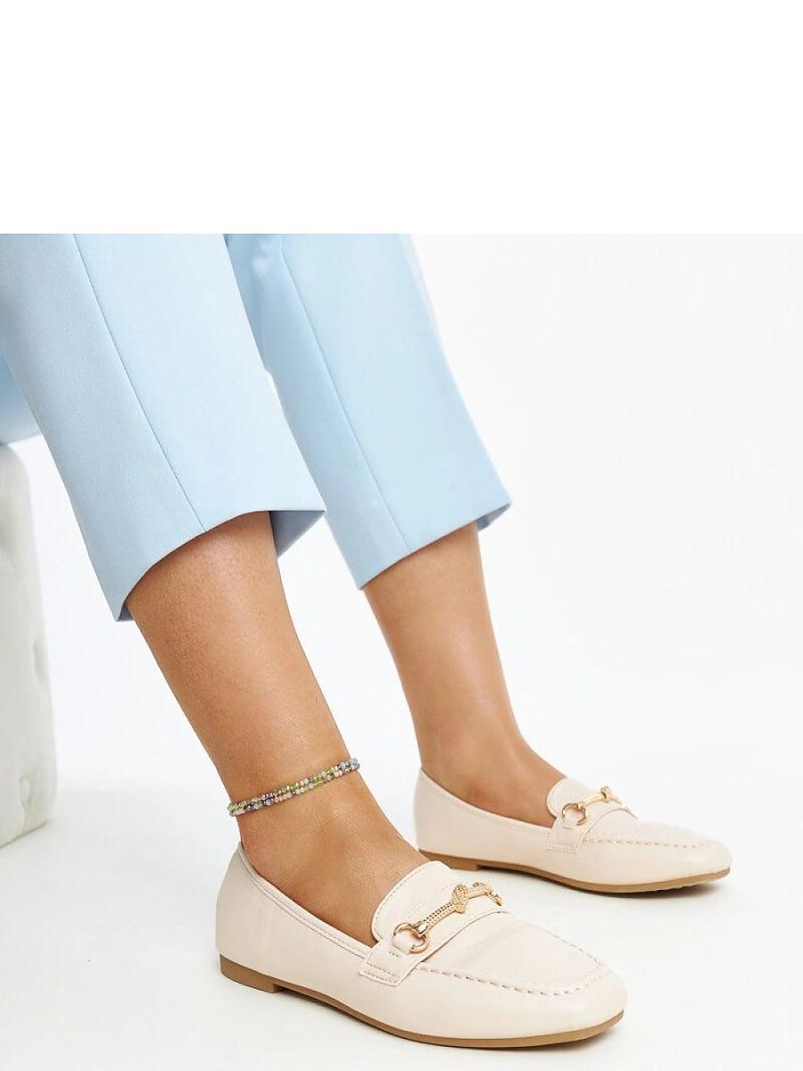 Mocassini Donna Beige Raffinati