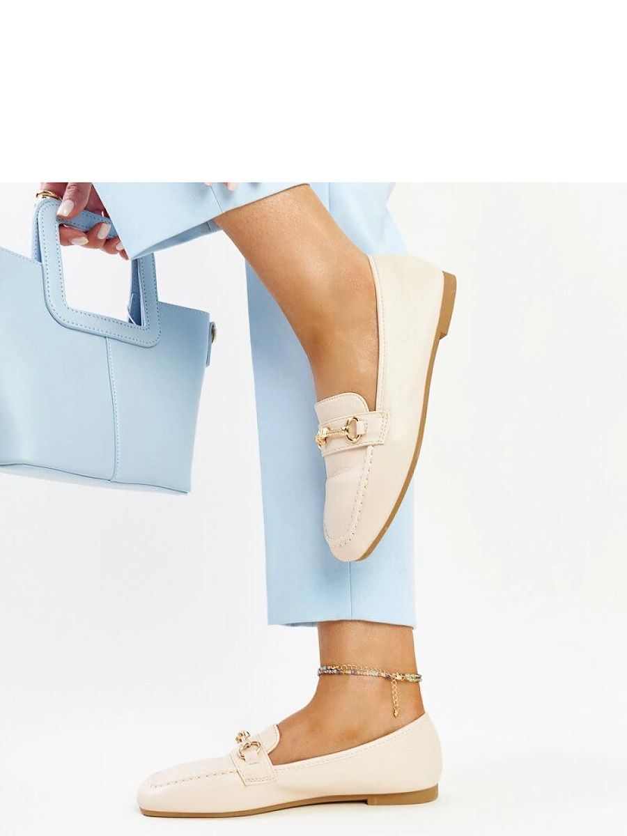Mocassini Donna Beige Raffinati