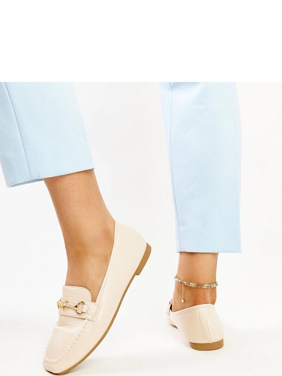 Mocassini Donna Beige Raffinati