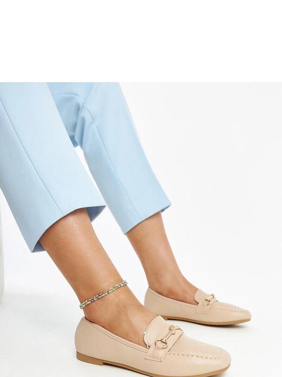 Mocassini Donna Beige Moderni