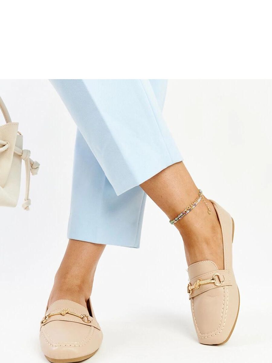 Mocassini Donna Beige Moderni