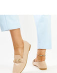Mocassini Donna Beige Moderni