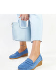 Mocassini Donna Blu Classici