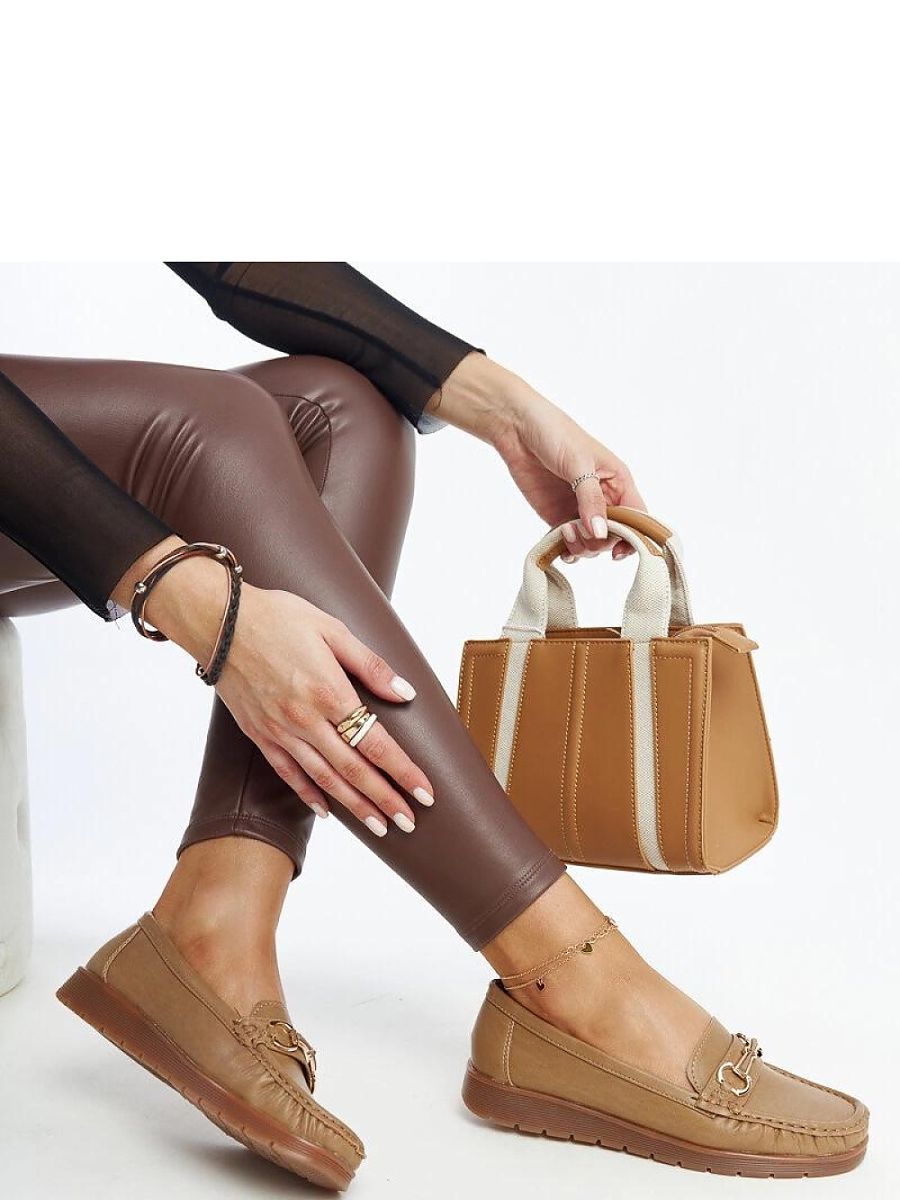 Mocassini Donna Beige Eleganti