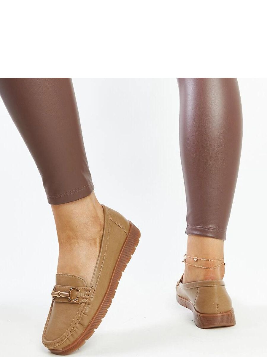 Mocassini Donna Beige Eleganti