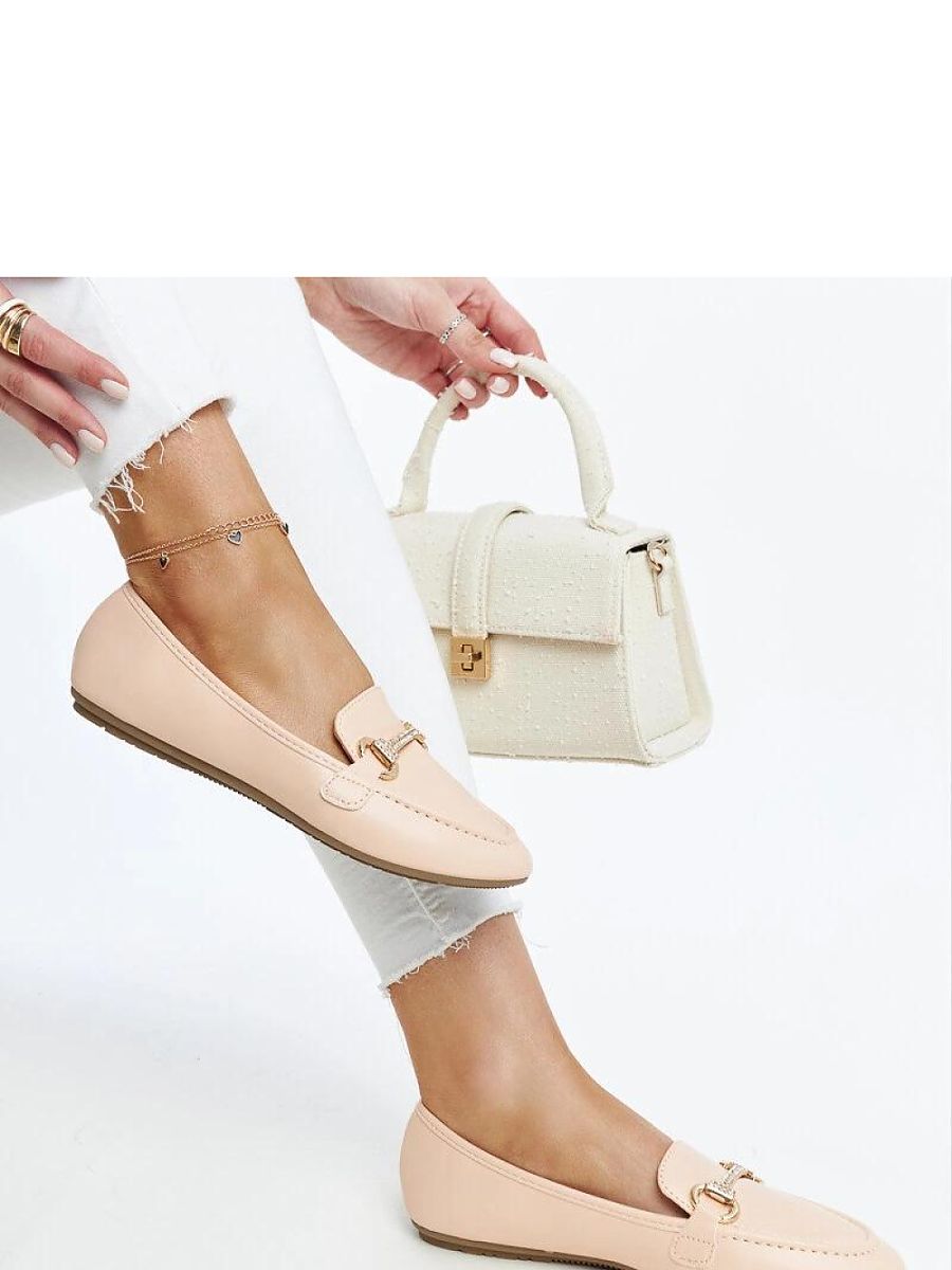 Mocassini Donna Beige Moderni