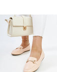 Mocassini Donna Beige Moderni