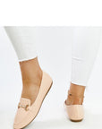 Mocassini Donna Beige Moderni