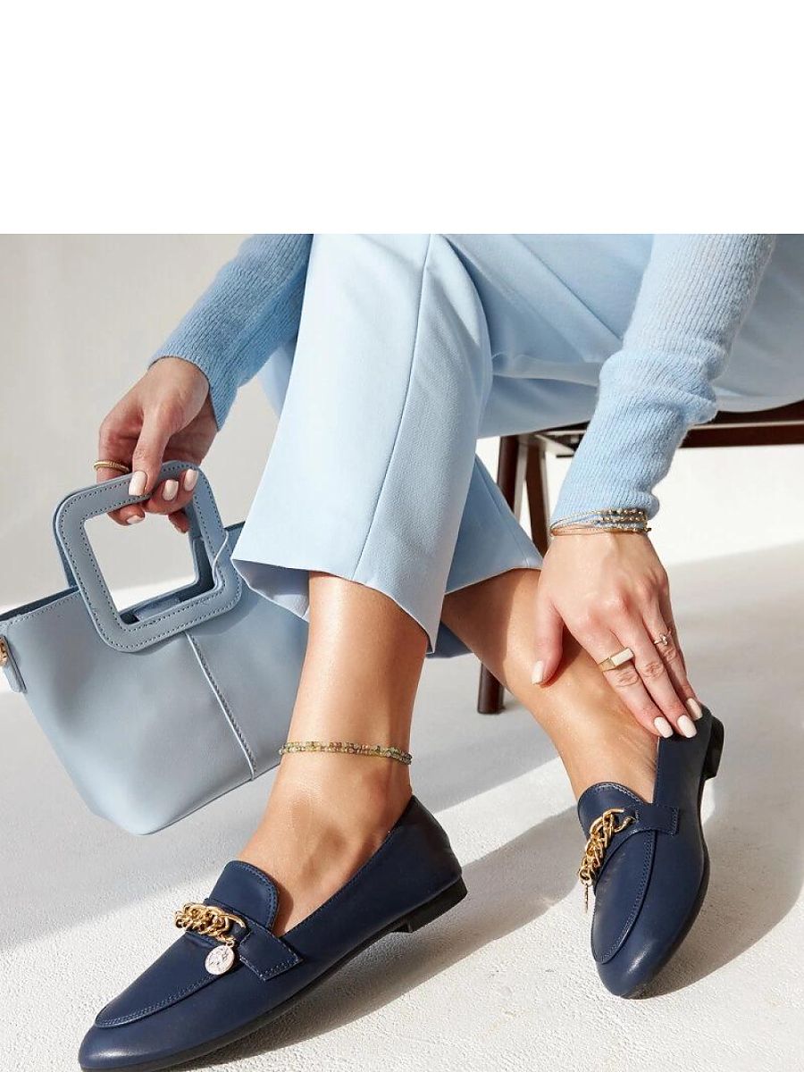 Mocassini Donna Blu di Tendenza