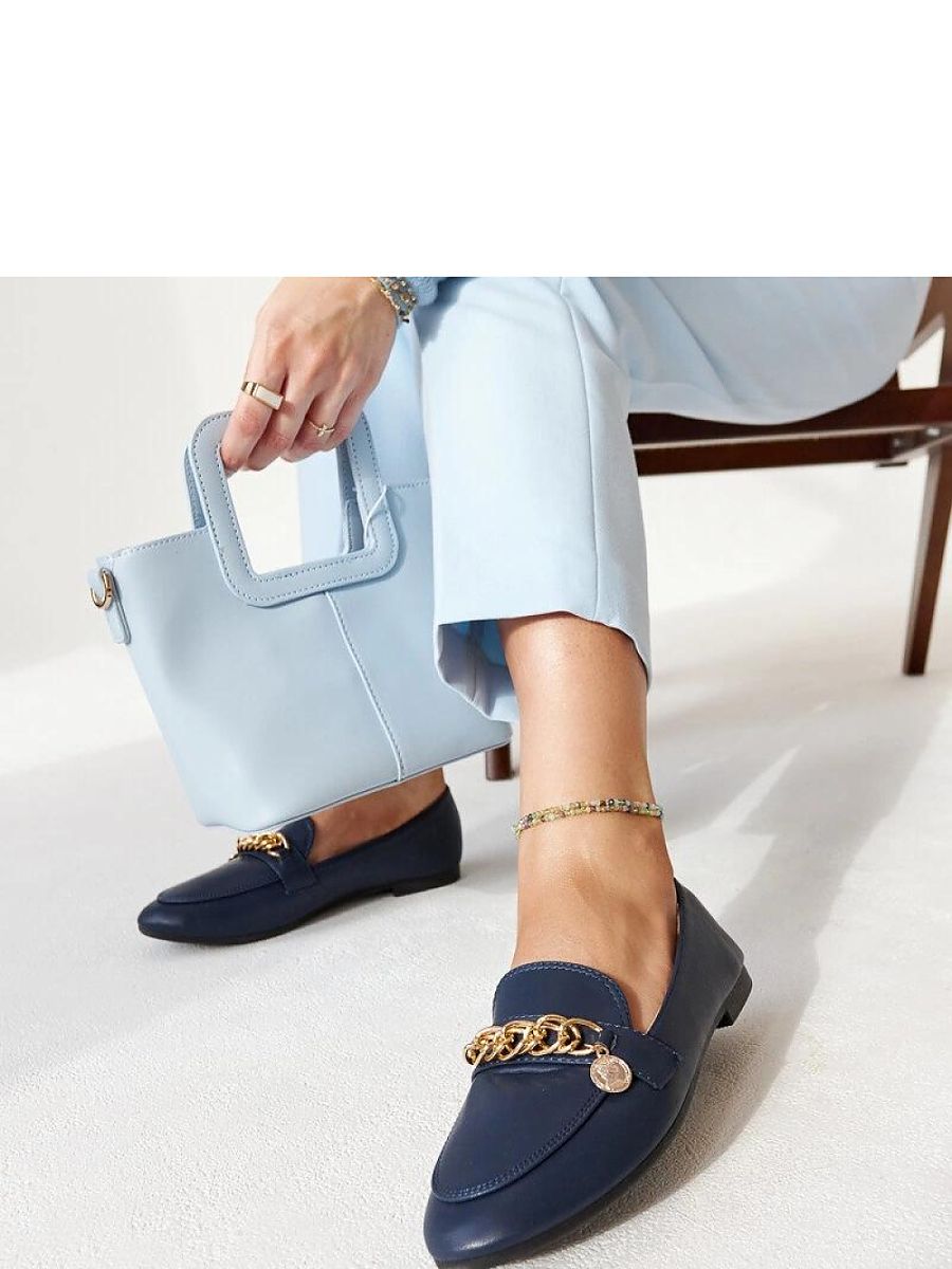 Mocassini Donna Blu di Tendenza