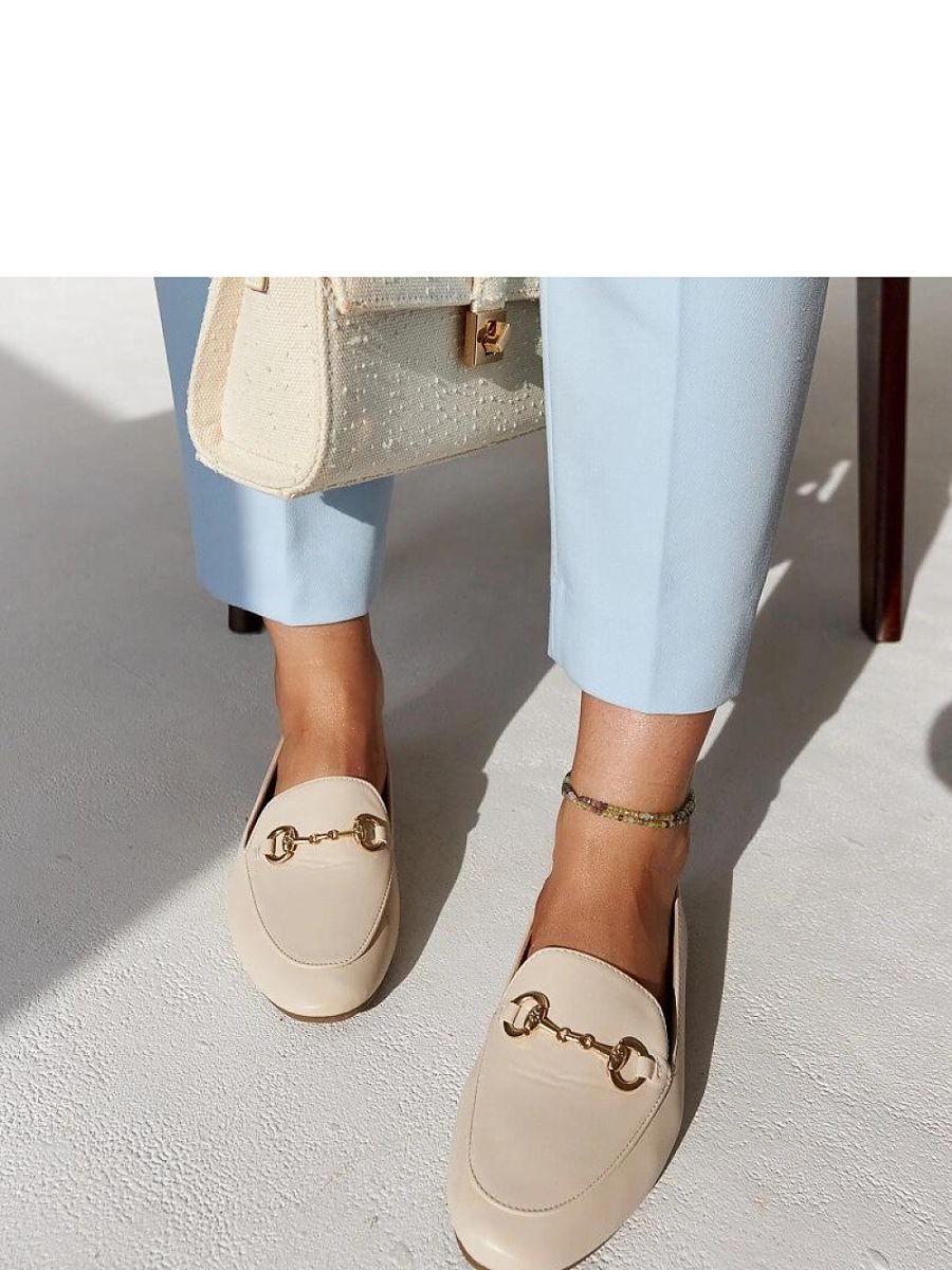 Mocassini Donna Beige alla Moda