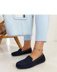 Mocassini Donna Blu Moderni