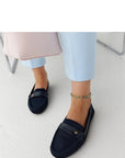 Mocassini Donna Blu Comodi