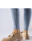 Mocassini Donna Beige alla Moda