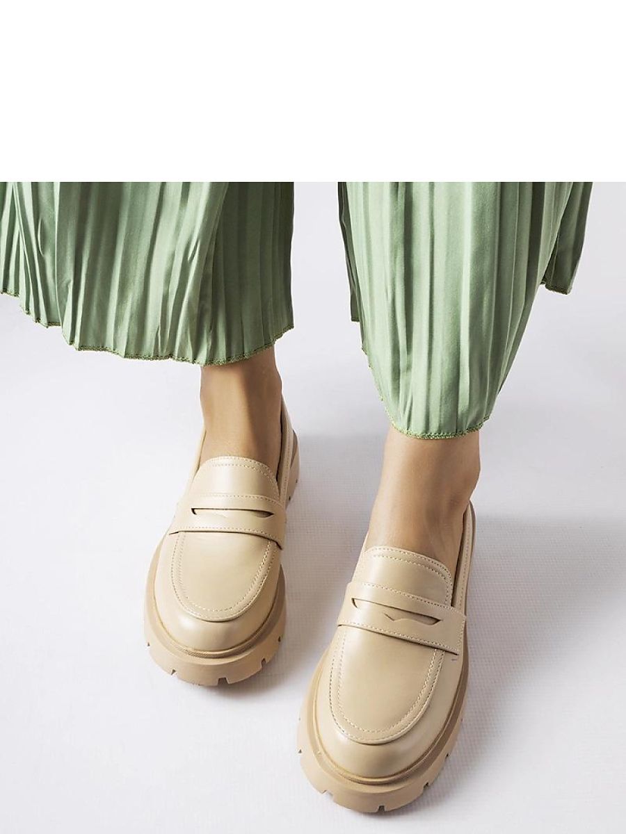 Mocassini Donna Beige Raffinati
