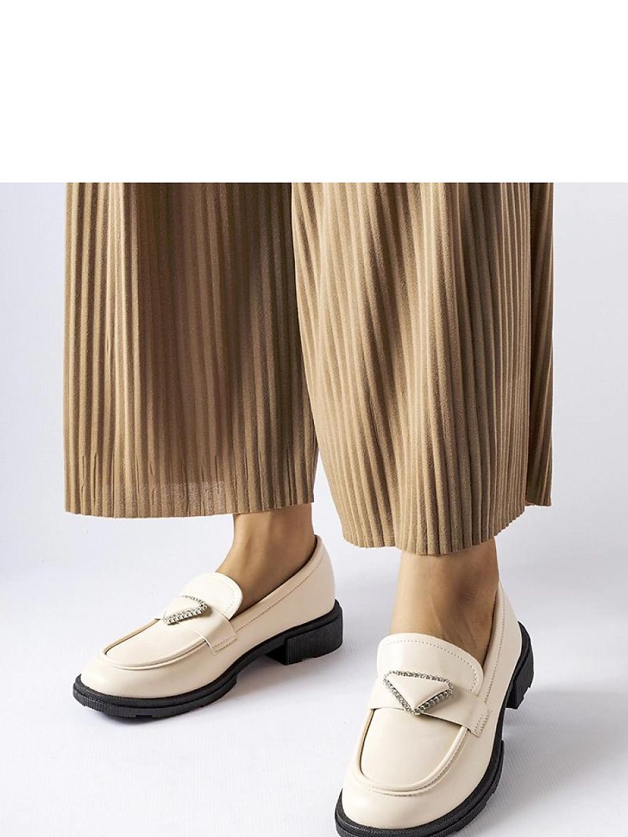 Mocassini Donna Beige Comodi