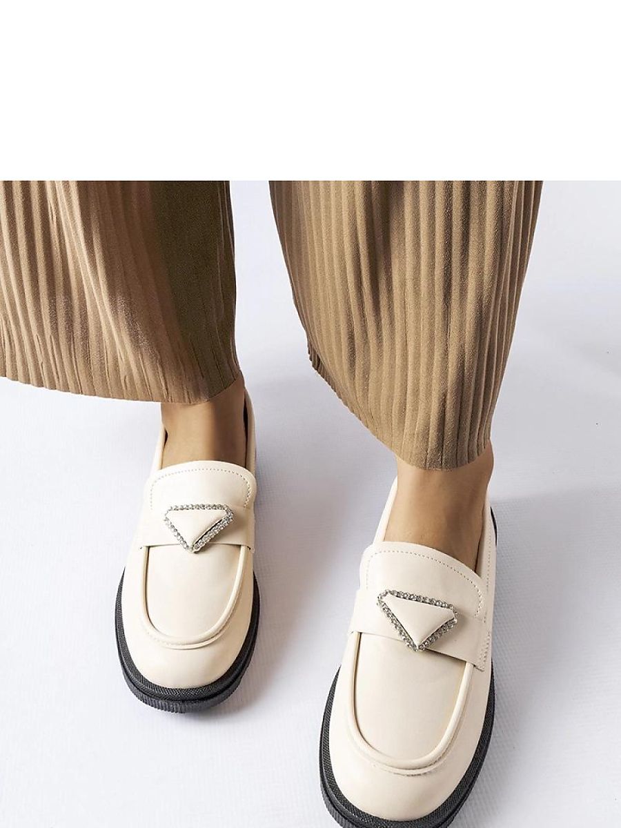 Mocassini Donna Beige Comodi