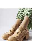 Mocassini Donna Beige alla Moda