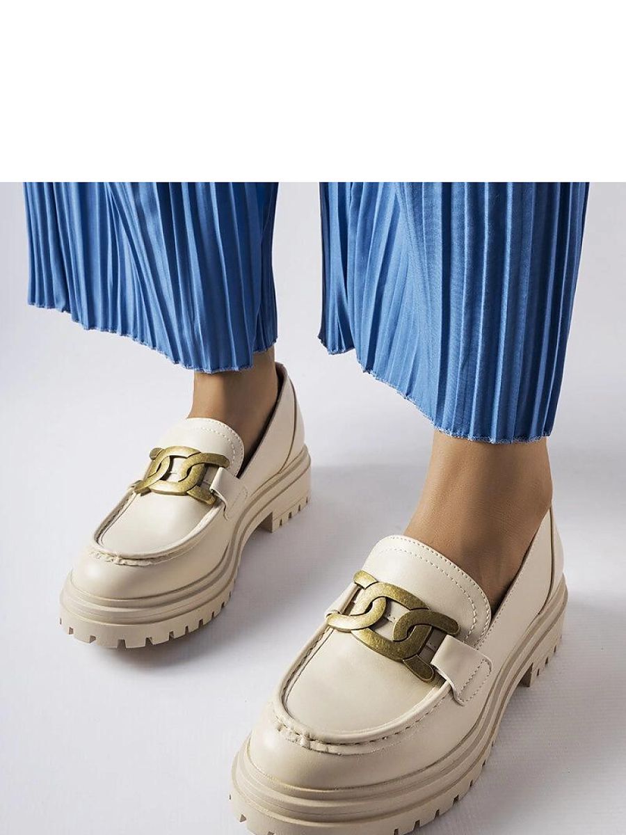 Mocassini Donna Beige Comodi