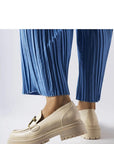 Mocassini Donna Beige Comodi