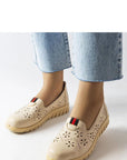 Mocassini Donna Beige Chic e Trendy