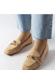 Mocassini Donna Beige Comodi