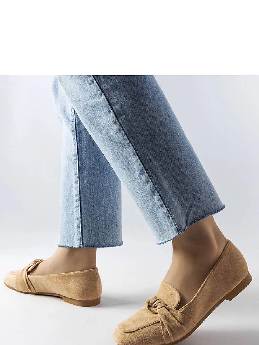 Mocassini Donna Beige Comodi