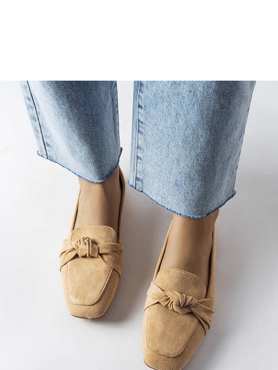 Mocassini Donna Beige Comodi