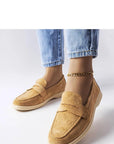 Mocassini Donna Beige Chic e Trendy