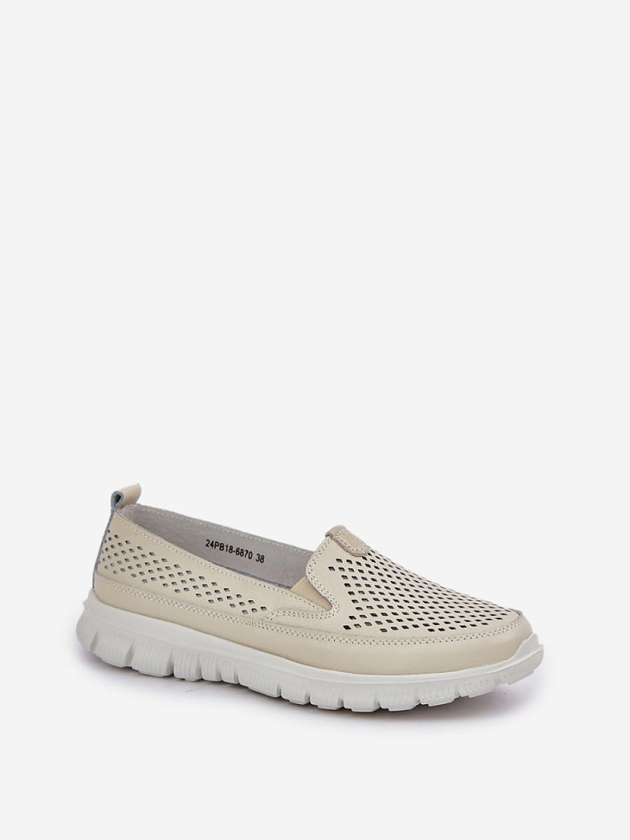 Mocassini Donna Beige Chic e Trendy