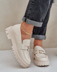 Mocassini Donna Beige Chic e Trendy