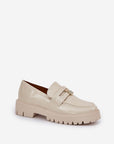 Mocassini Donna Beige Chic e Trendy