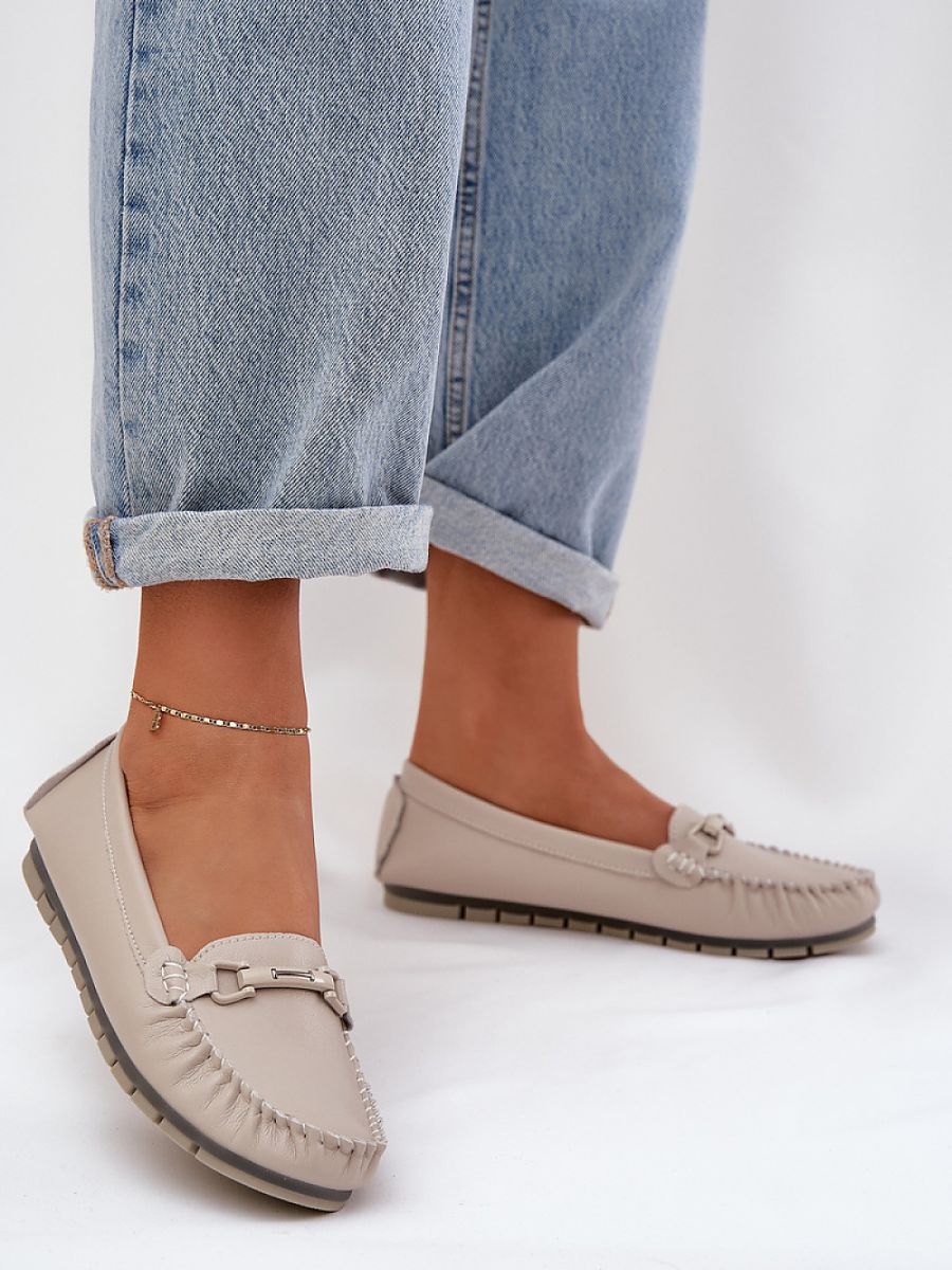 Mocassini Donna Beige di Tendenza