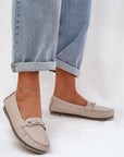 Mocassini Donna Beige di Tendenza