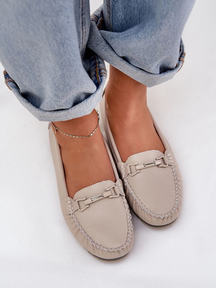 Mocassini Donna Beige di Tendenza