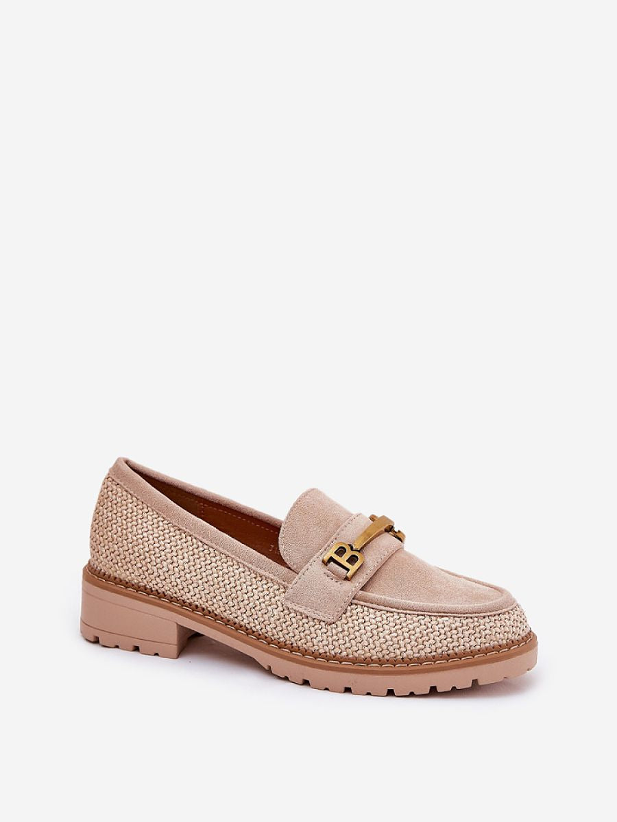 Mocassini Donna Beige Comodi