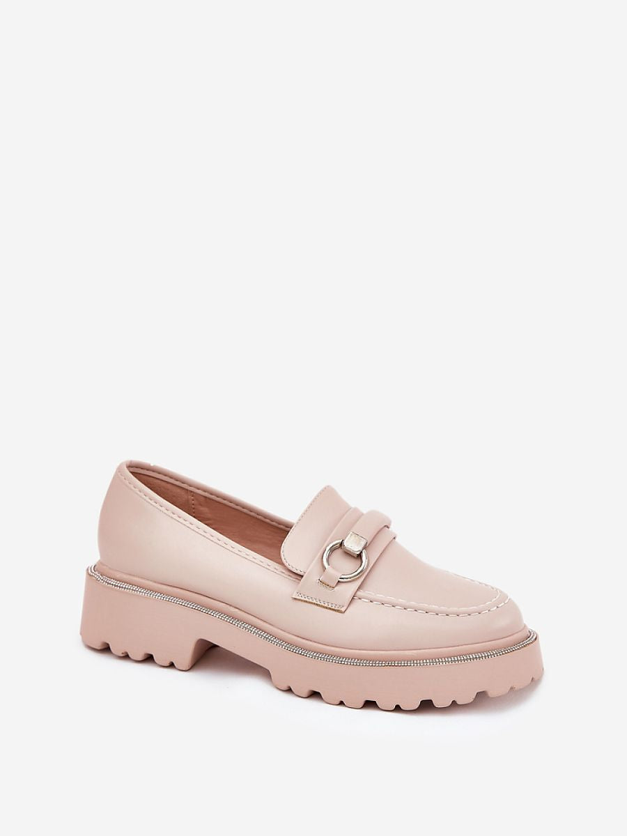 Mocassini Donna Beige Raffinati
