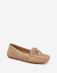 Mocassini Donna Beige Eleganti