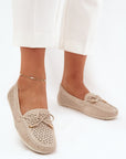 Mocassini Donna Beige Chic e Trendy