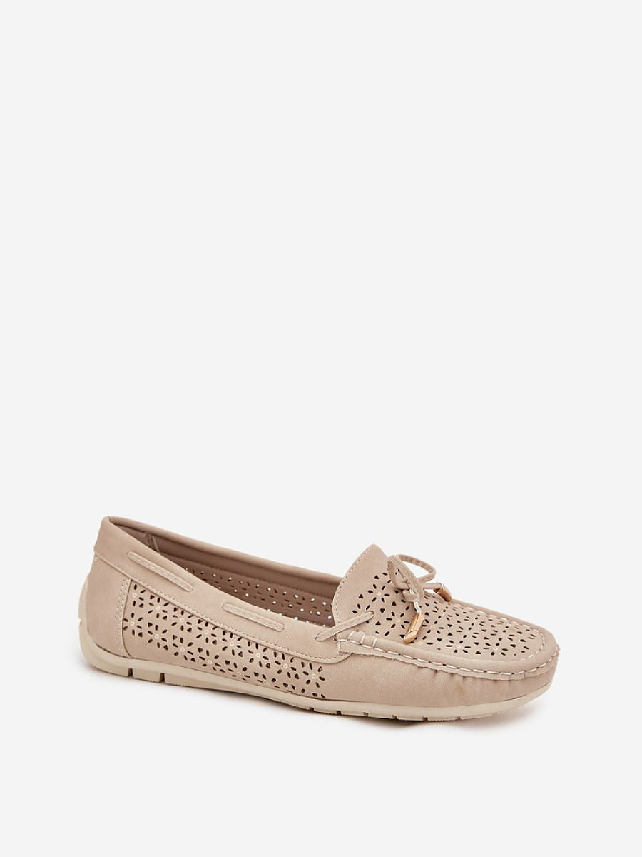 Mocassini Donna Beige Chic e Trendy