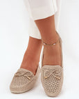 Mocassini Donna Beige Chic e Trendy